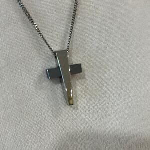 Colibri stainless steel cross modern minimalist contemporary